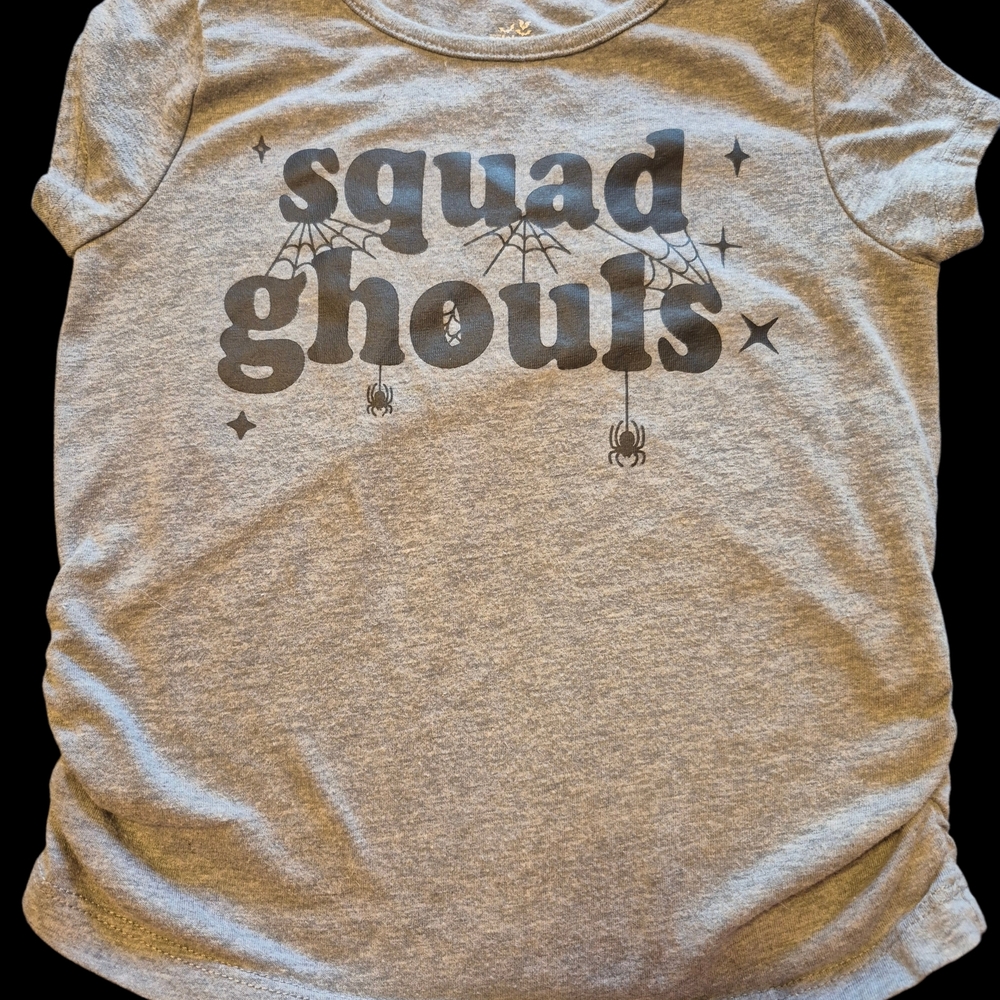 ⭐️⭐️5/$15Gray 'Squad Ghouls' Kids Halloween T-Shirt